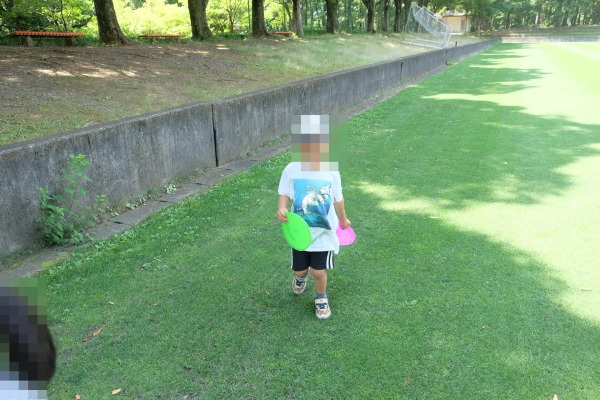 子どもがエアロビーを気に入っている様子
