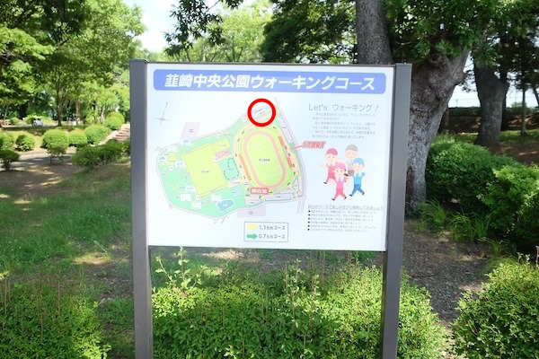 韮崎中央公園 園内マップ