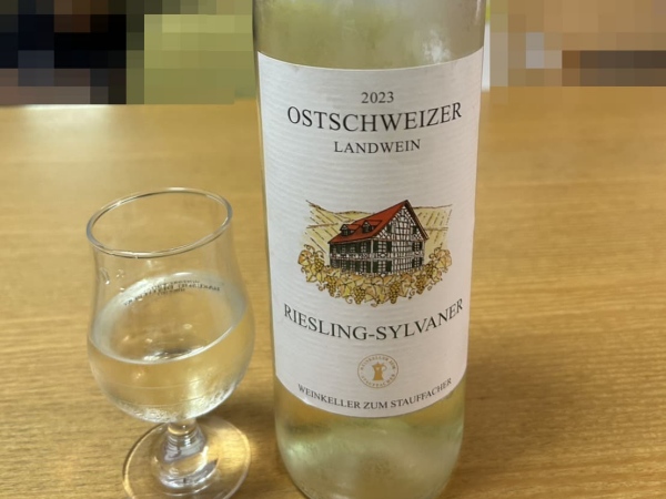 Ostschweizer Landwein Riesling-Sylvaner 2023(スイス東部で購入)