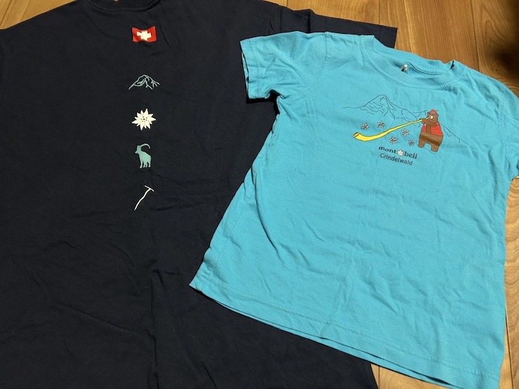 MONT-BELLのTシャツ