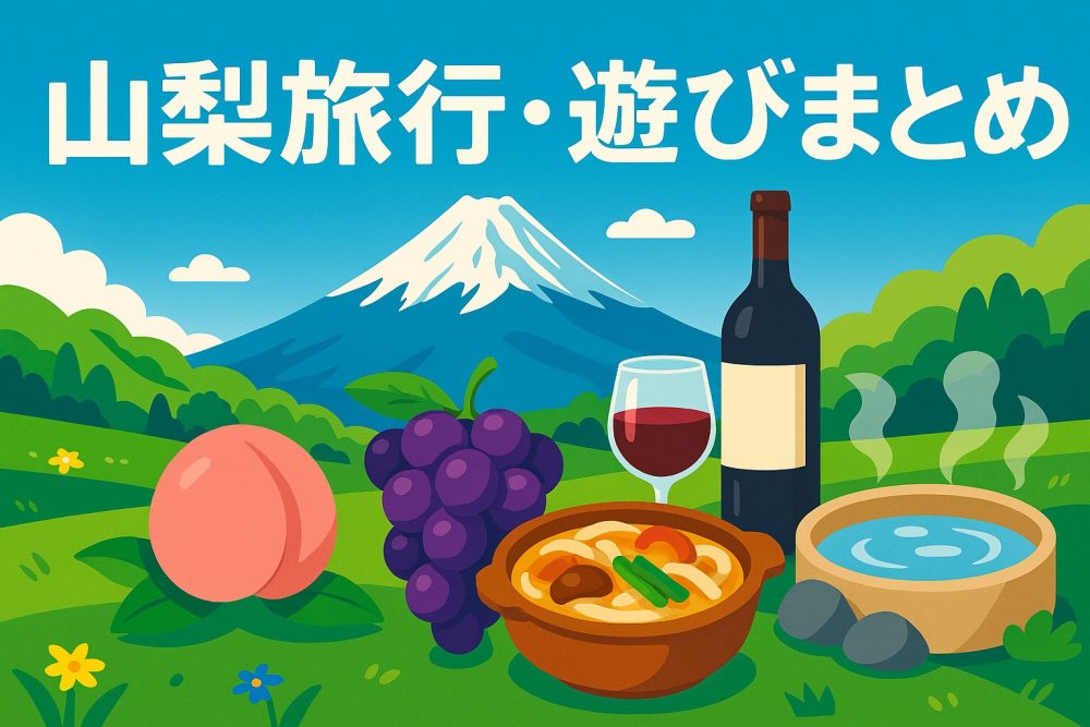 山梨旅行・遊びまとめ