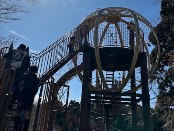 昭和の森公園　ローラー滑り台
