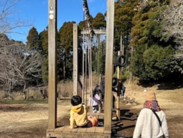 昭和の森公園　アスレチック遊具
