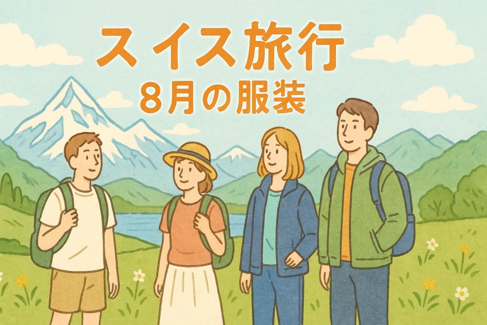 スイス旅行8月の服装｜アイキャッチ