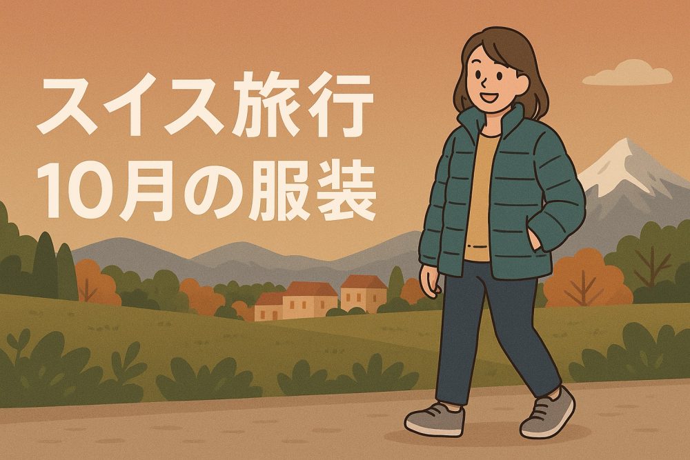 スイス旅行 10月の服装