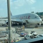 カタール航空の航空機(ドーハ・ハマド国際空港)