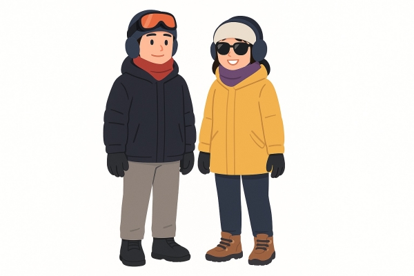 スイスの2月の服装目安（山岳エリア）