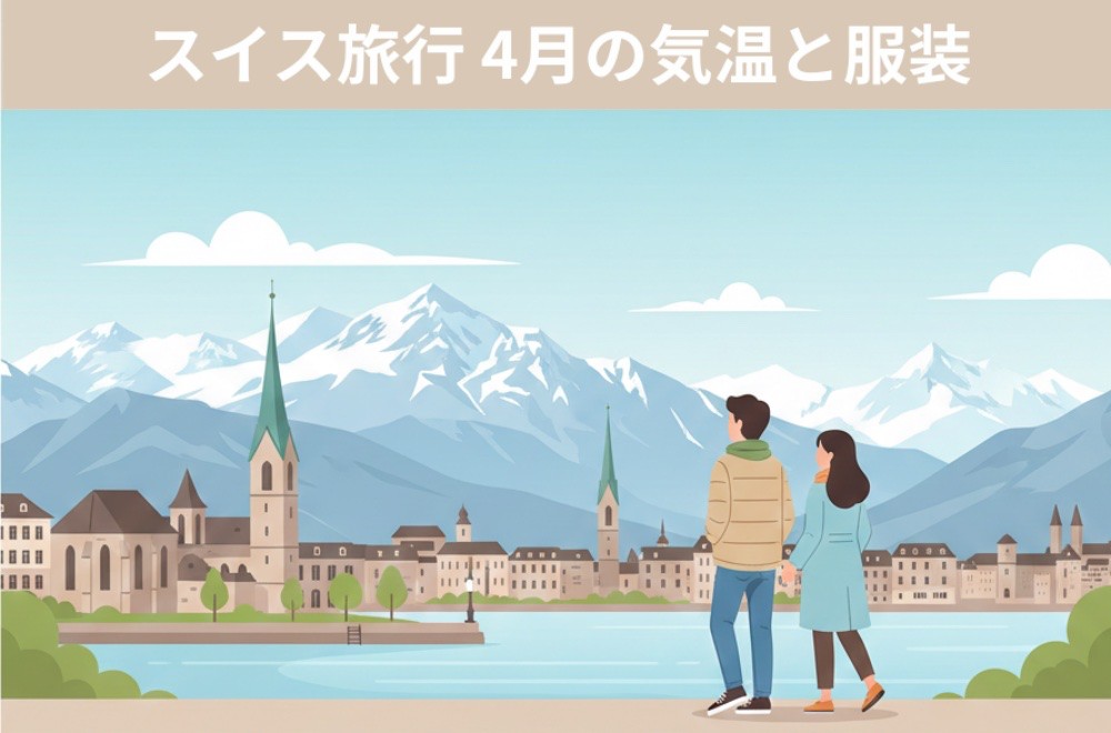スイス旅行4月の気温と服装