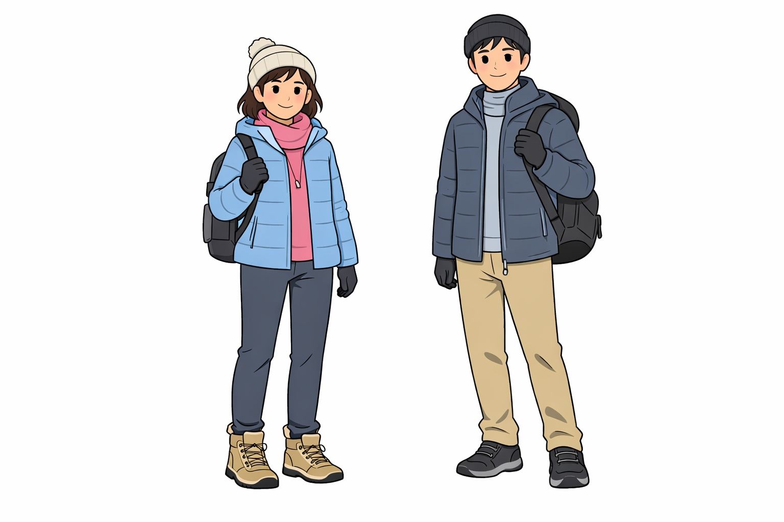 4月のツェルマット周辺の服装イメージ