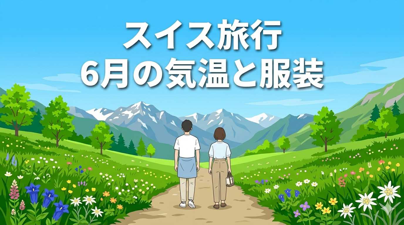 スイスの6月の気温と服装アイキャッチ