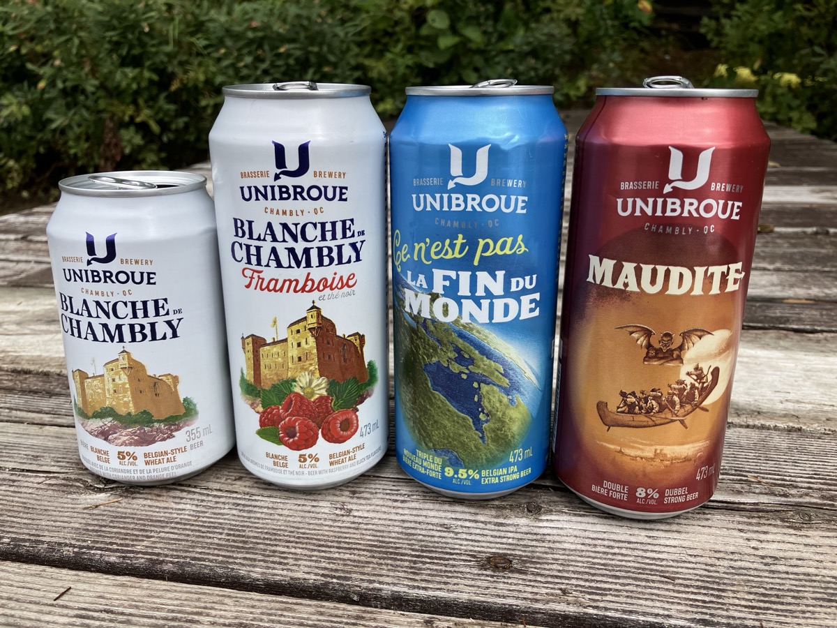 ユニブルーのビール各種