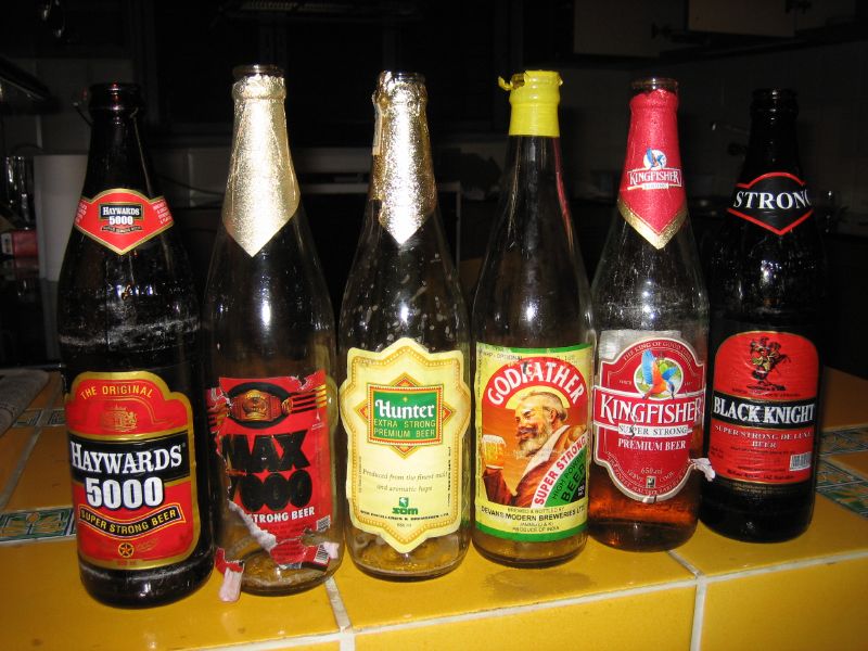インドビール各種ラインナップ(Haywards 5000含む)