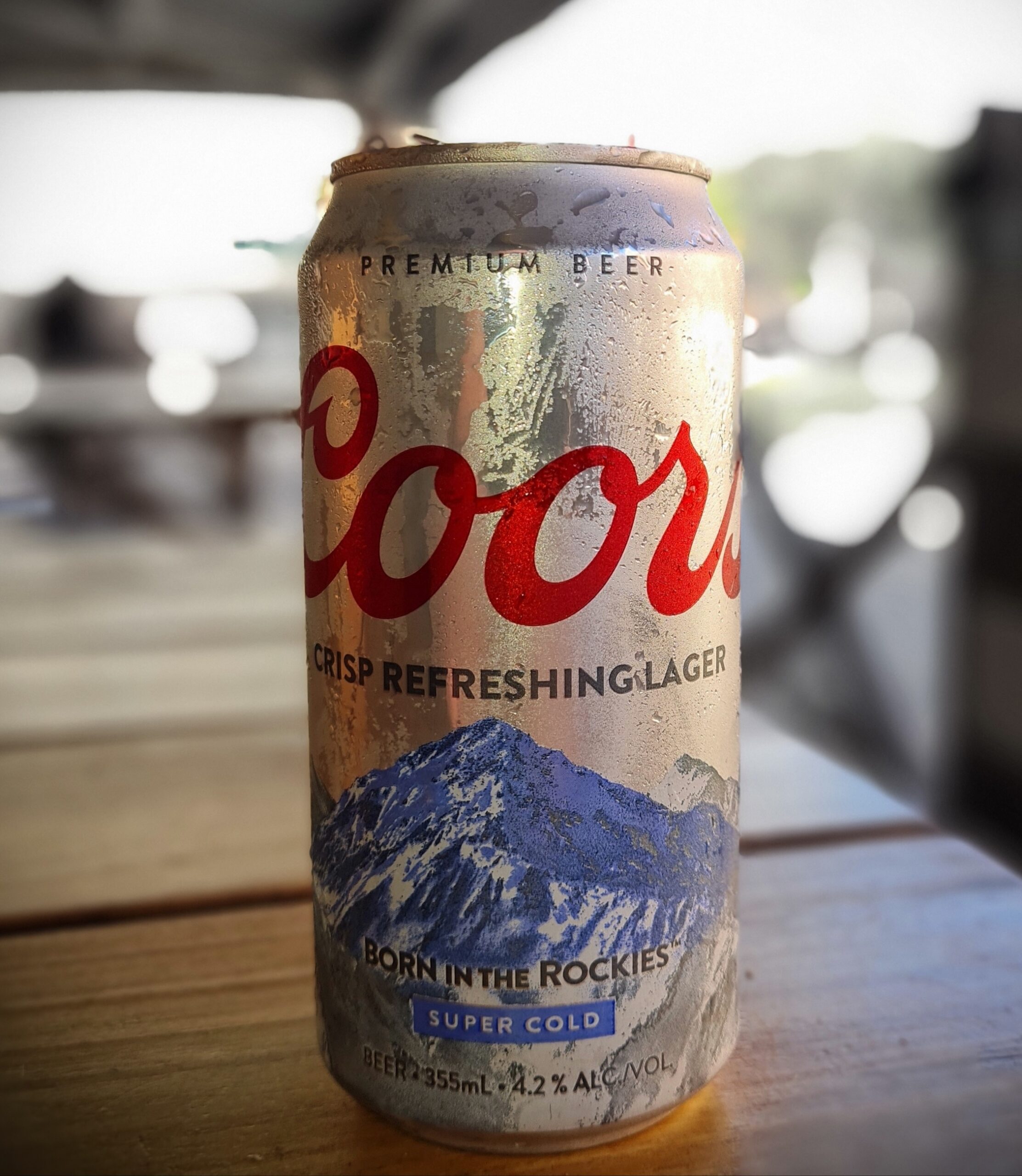 Coors Light beer can