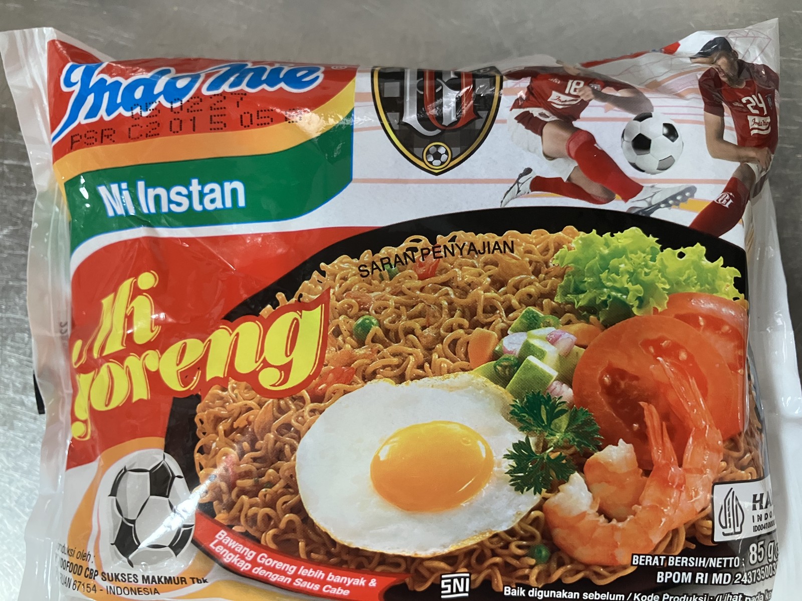 インドネシアで購入したIndomie Mi Gorengの袋