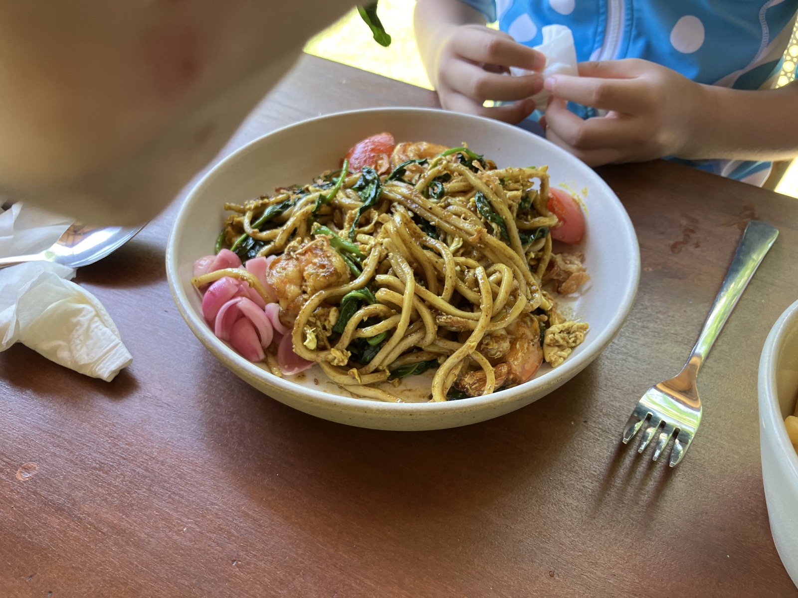 昼食に注文したミーゴレン
